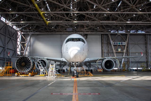 Airbus A350, Haneda, Tokyo